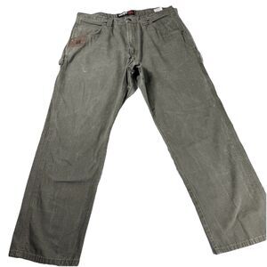 Wrangler RIGGS Workwear Mens 36x30 Green Ripstop Ranger Cargo 3W020LD